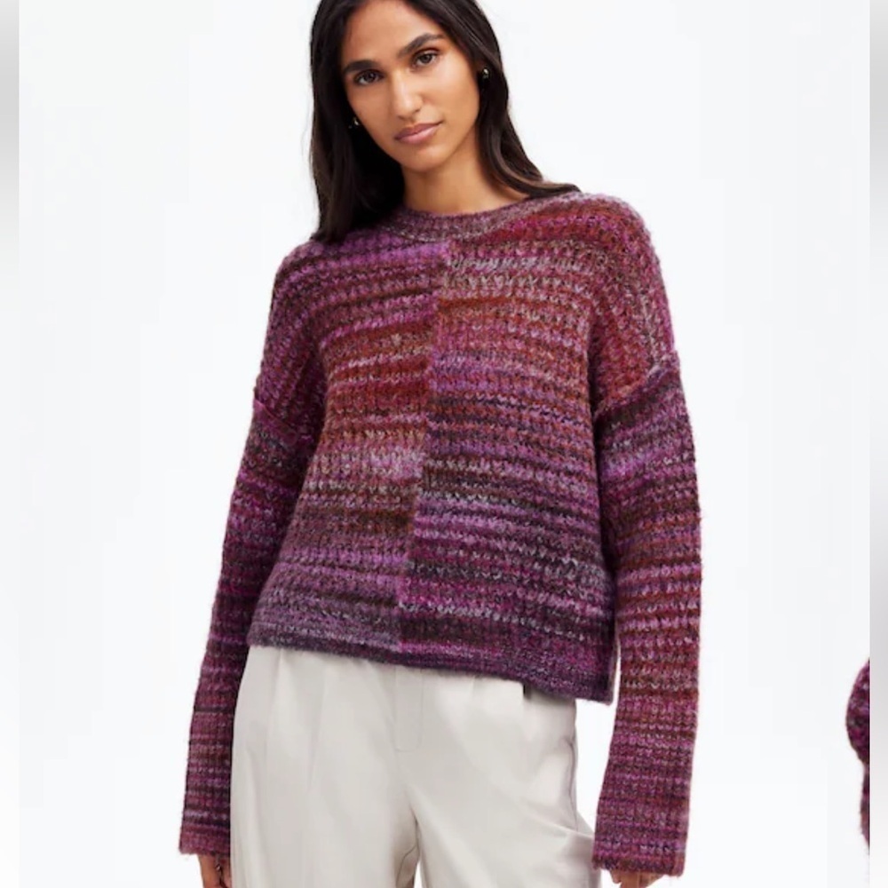 Madewell // NWOT Space-Dyed Crewneck Sweater